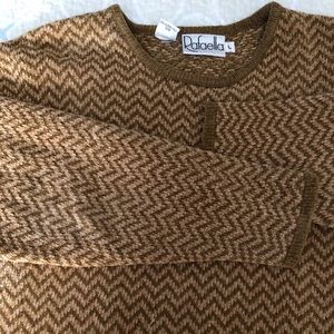 Rafella Sweater brown strips